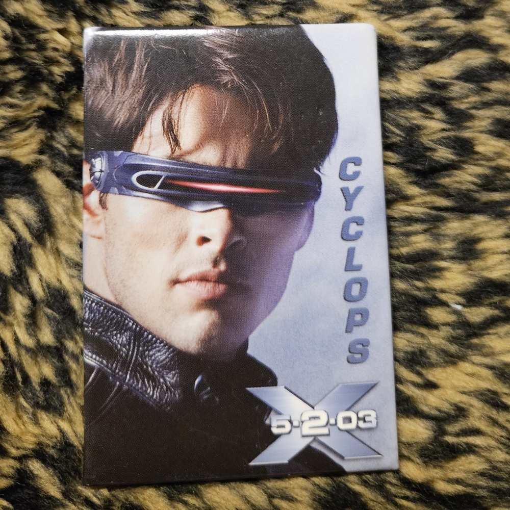 X-Men 2 | Cyclops | Movie Promo Pin | James Marsden | Marvel | 2003 | Y2K